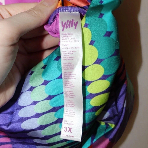 NWT Yitty Headliner Shaping Midi Pride Rainbow Bralette 3XL in Pride Prismatic - Picture 11 of 11